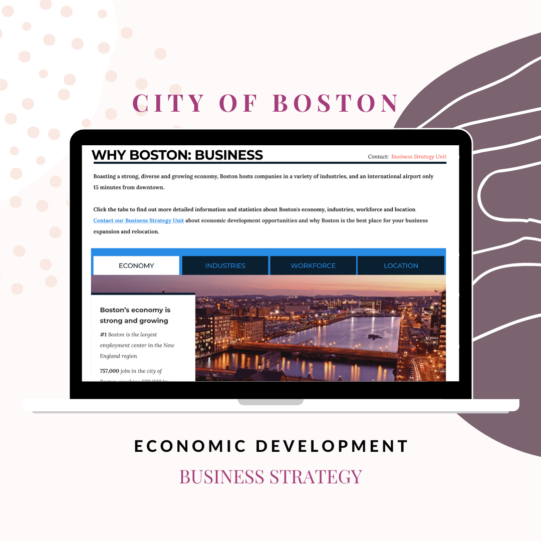 Portfolio Mockup City of Boston